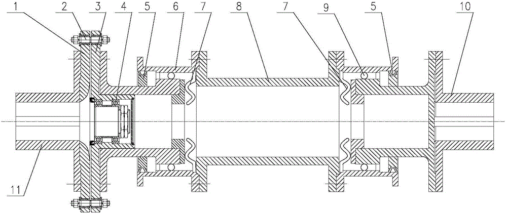 Long-distance high-speed safe connecting rod