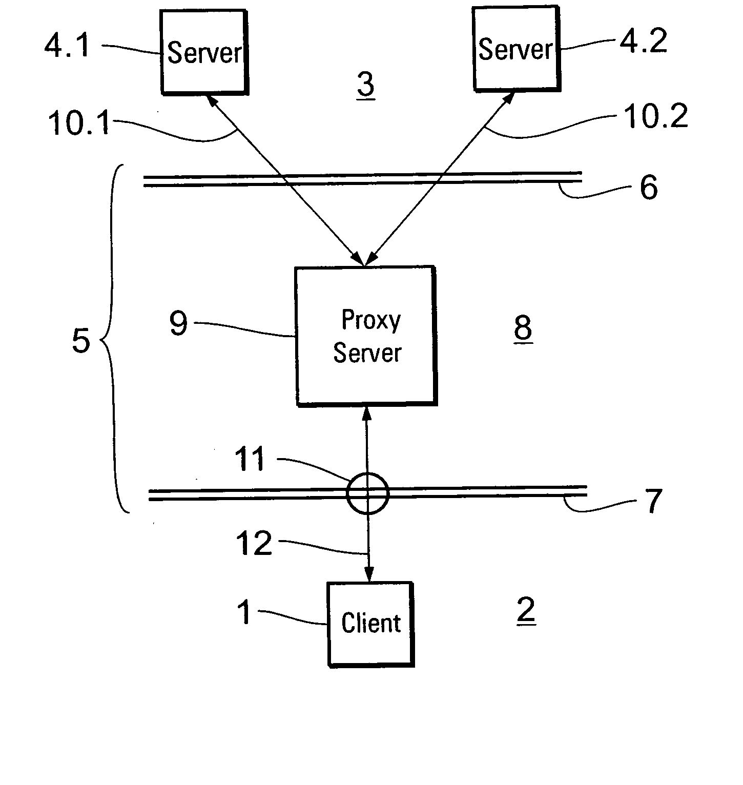 Client-server-communication system