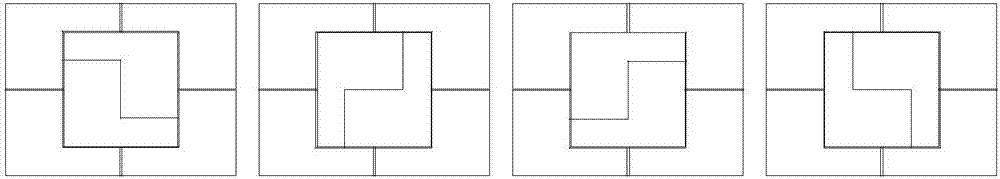 Sub-array base-based L-shaped sub-array formation method