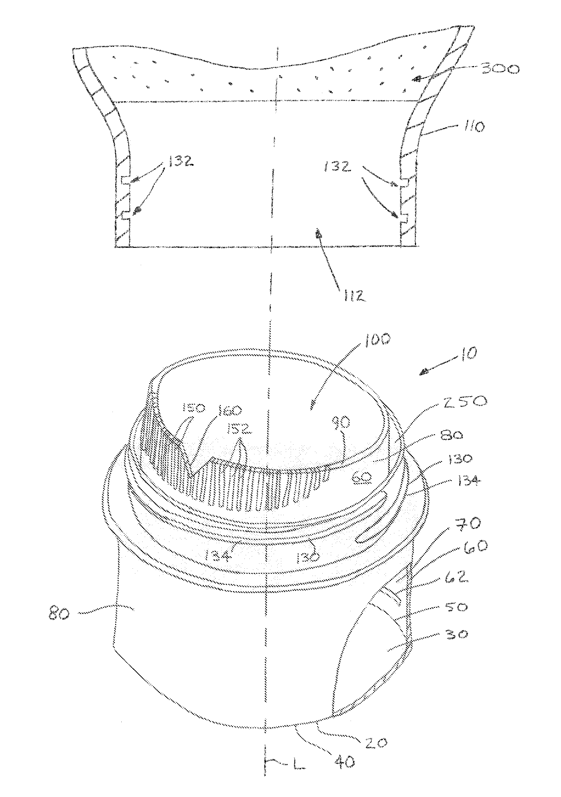 Detergent Dispensing and Pre-Treatment Cap