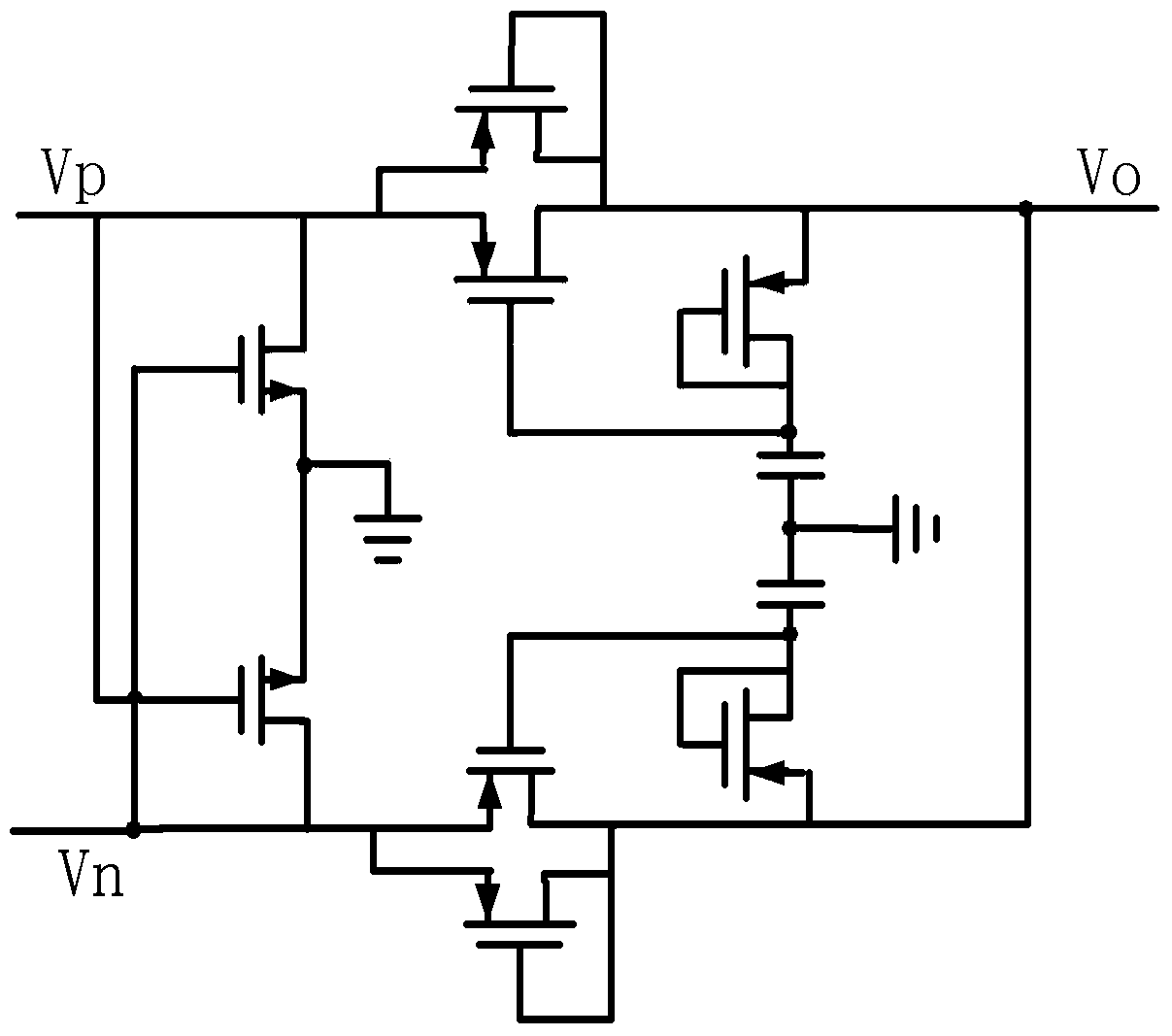 A rectifier circuit with bootstrap circuit