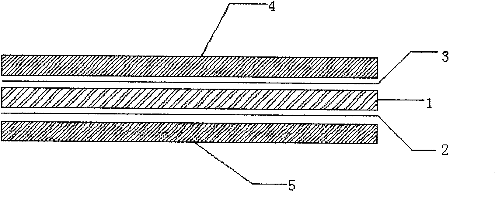 Lithium battery packaging film with high barrier, acid resistance and alkali resistance