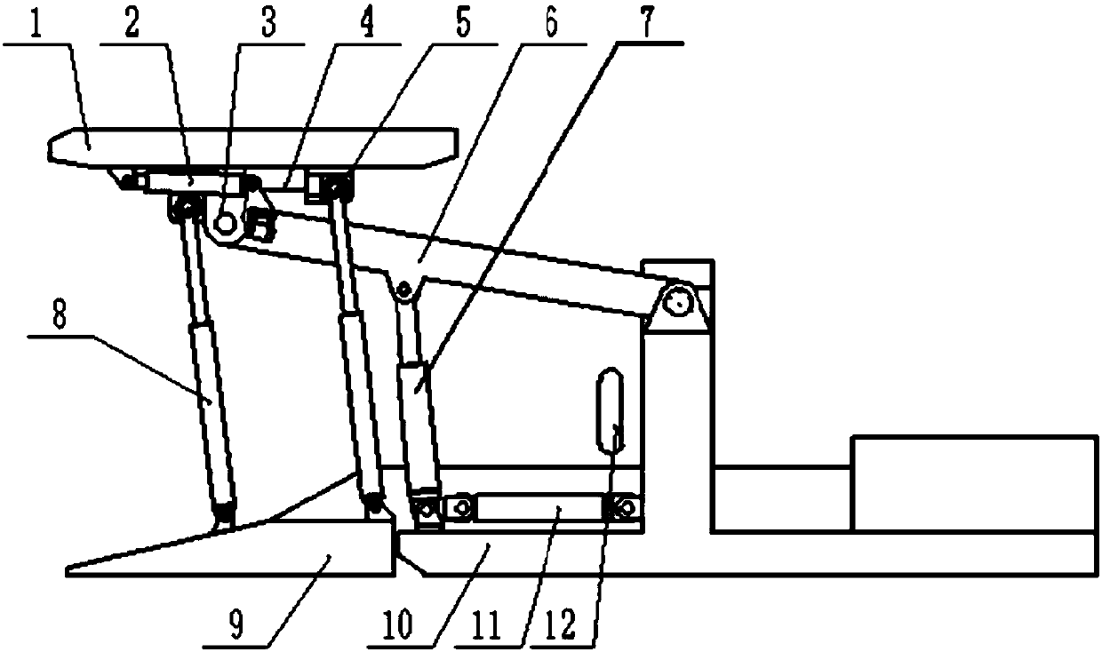 Walking support for mine excavation face, walking method and roadheader