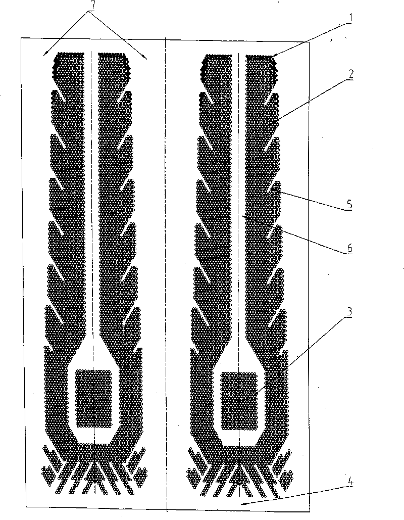 Multi-area tube bundle of condenser