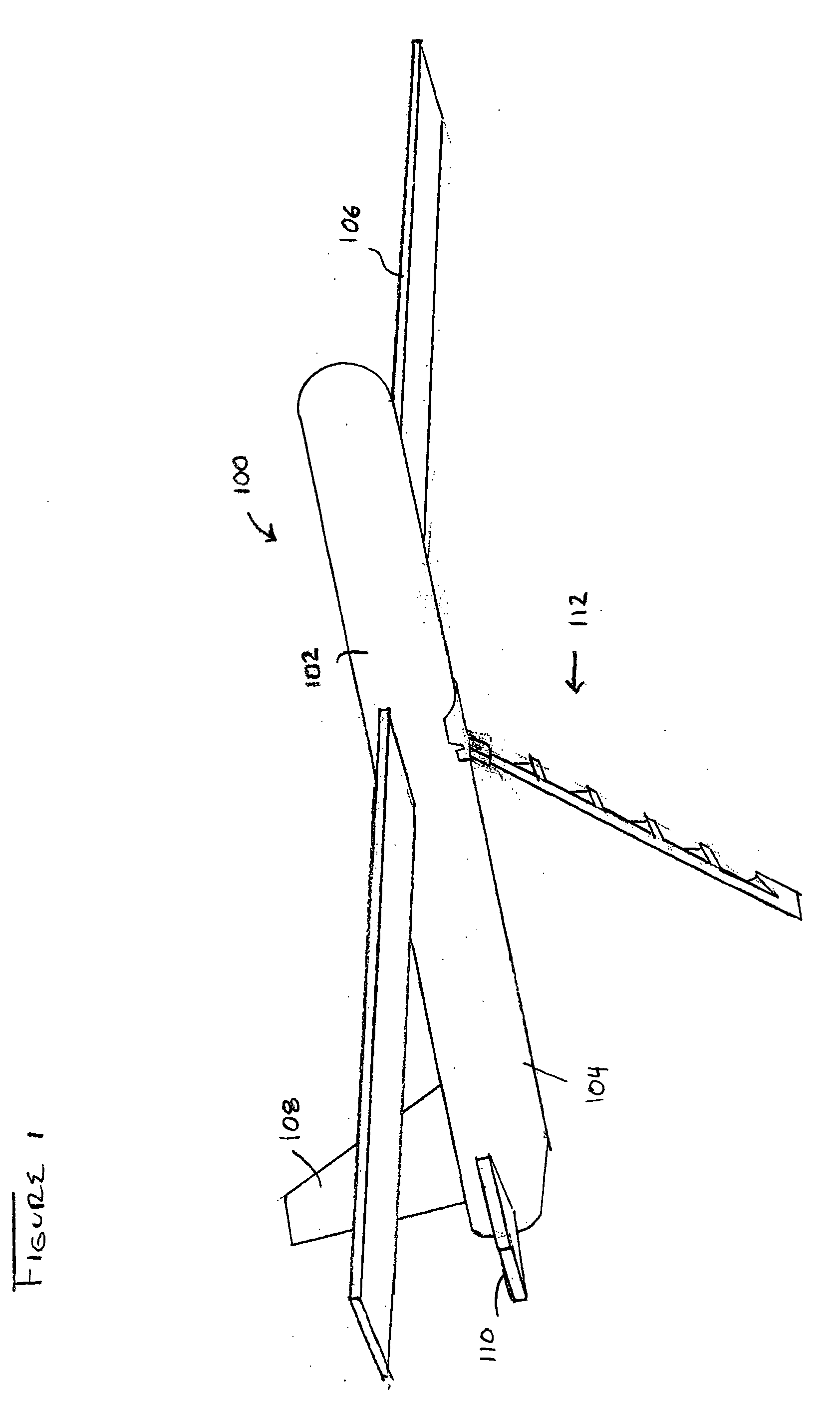 UAV arresting hook for use with UAV recovery system