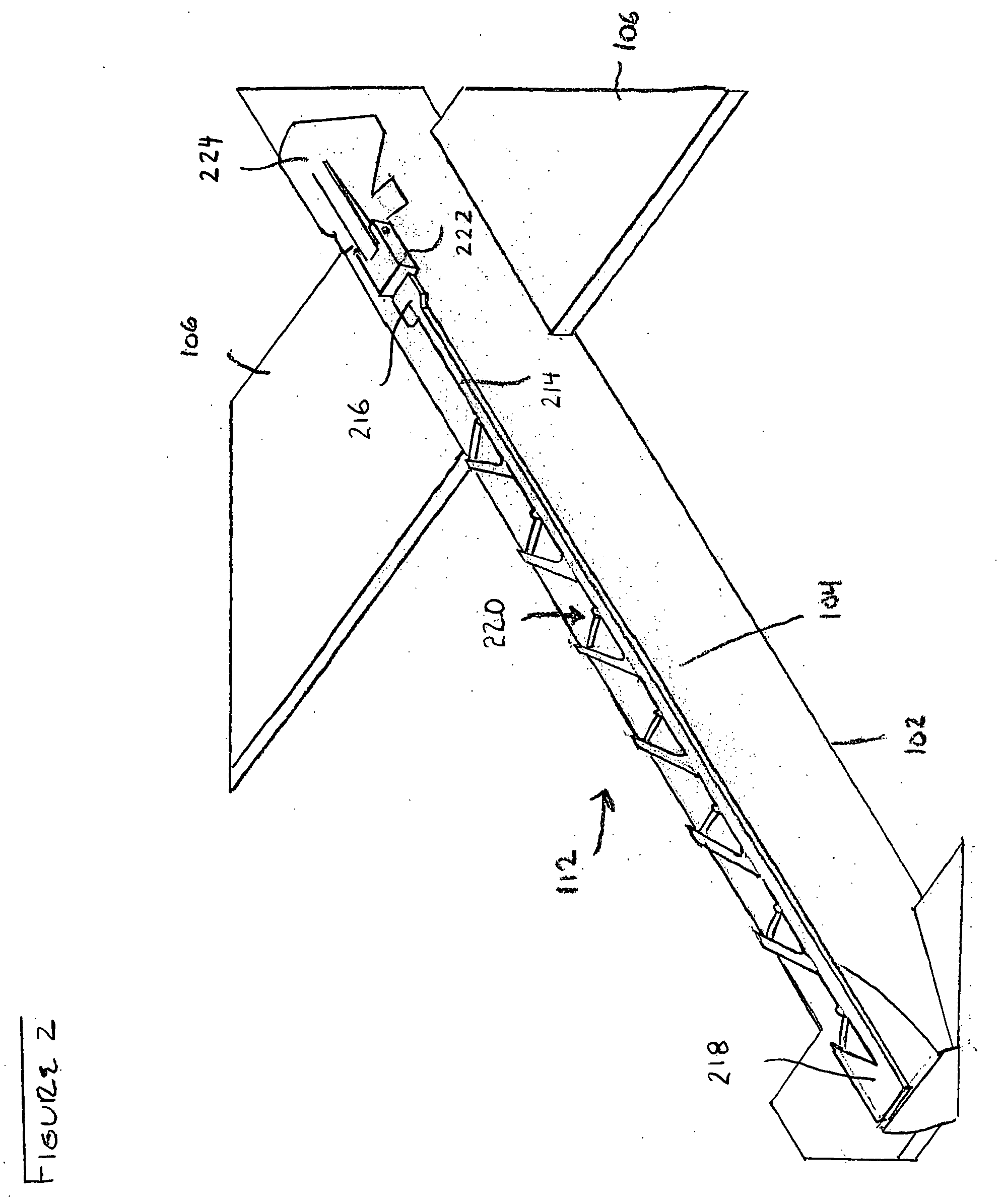 UAV arresting hook for use with UAV recovery system