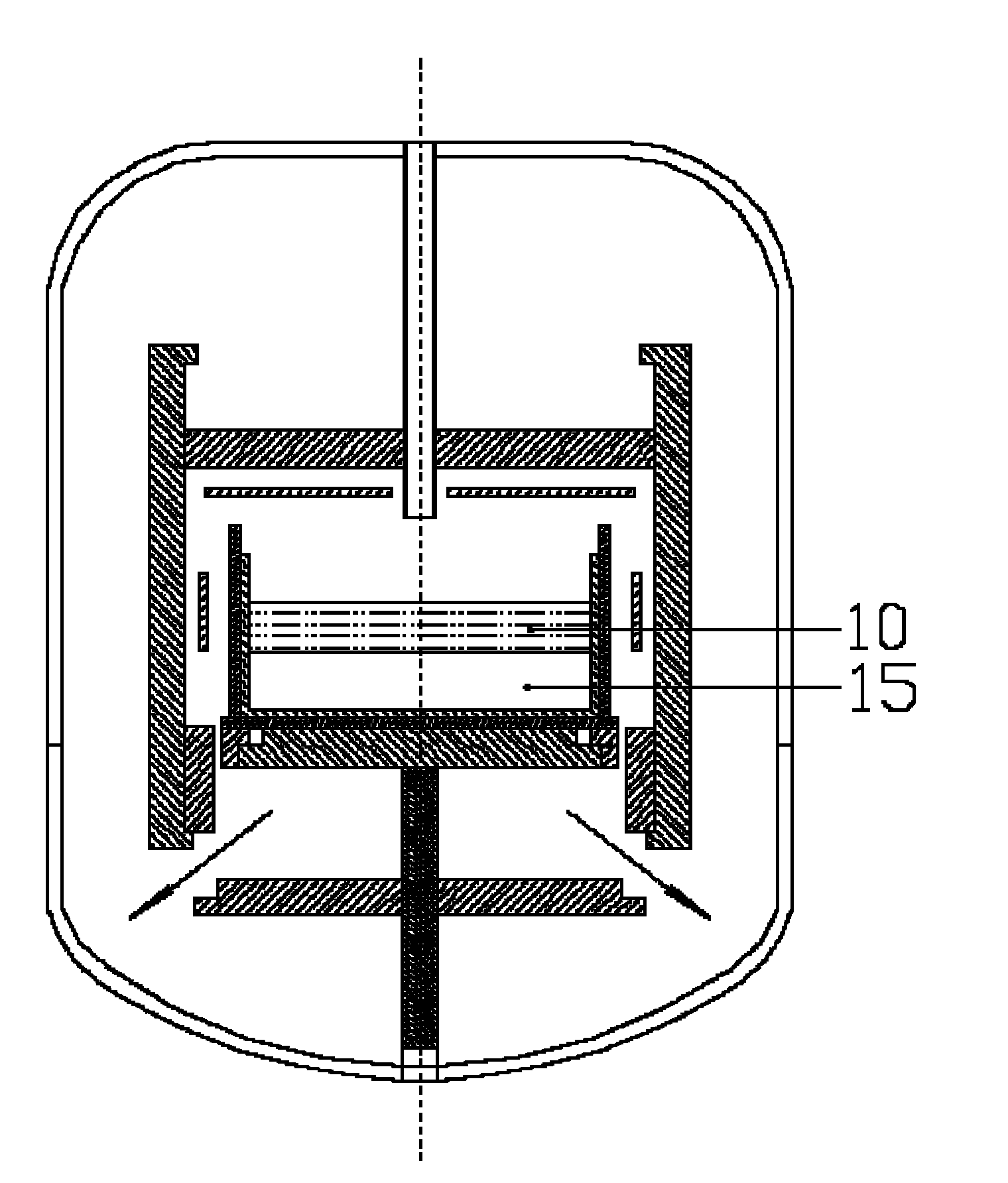 Thermal field structure used in polycrystalline silicon ingot furnace for controlling crystal growth interface