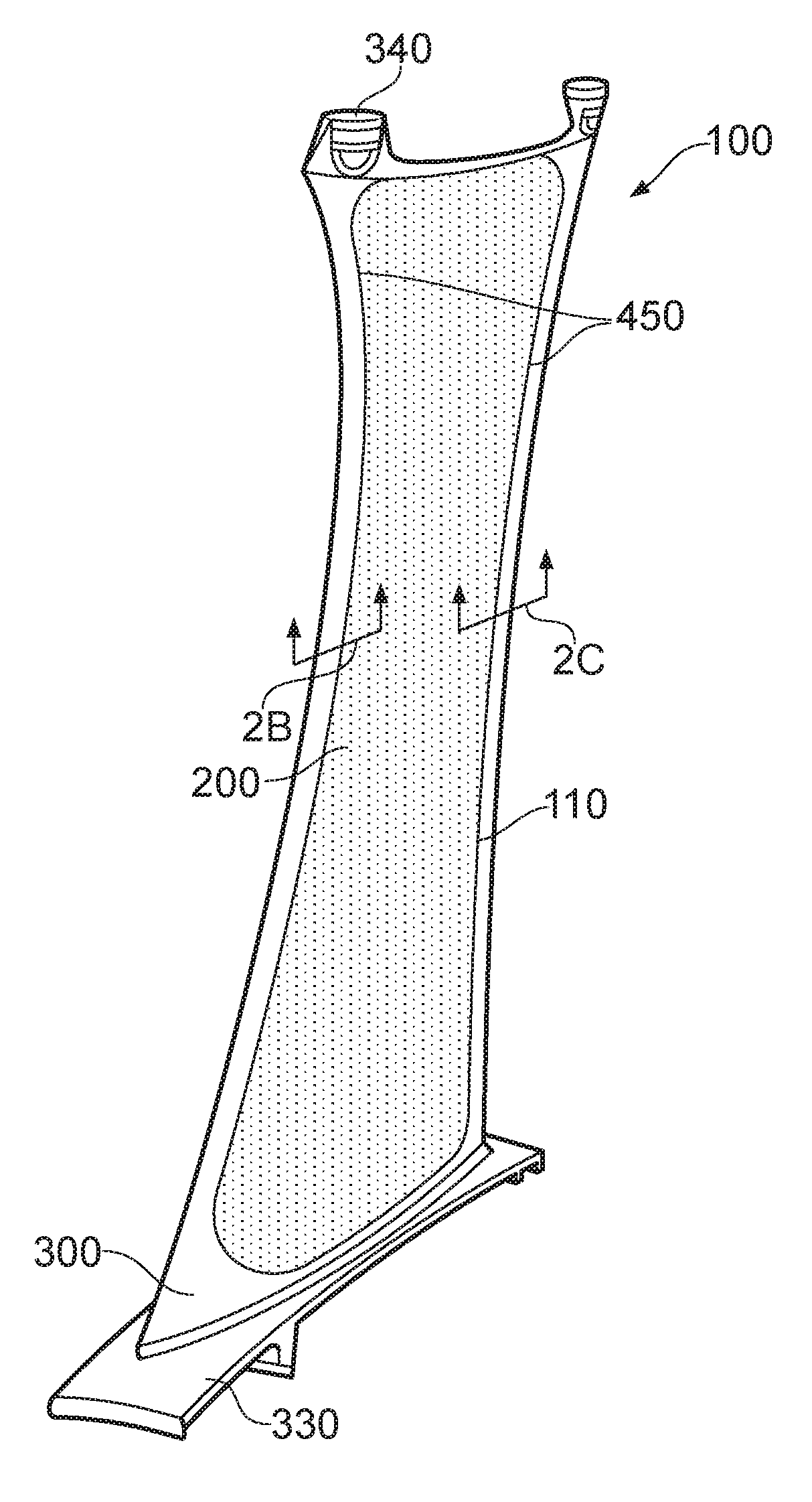 Manufacture of a hollow aerofoil