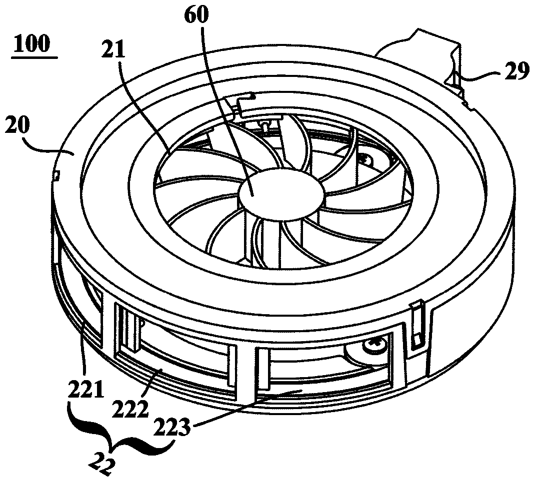 Branch air supply device and refrigerator with the branch air supply device