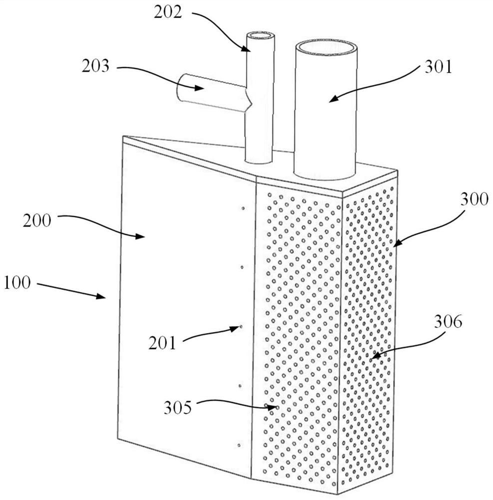 Oil-gas composite cooling type flame stabilizer and combustion chamber