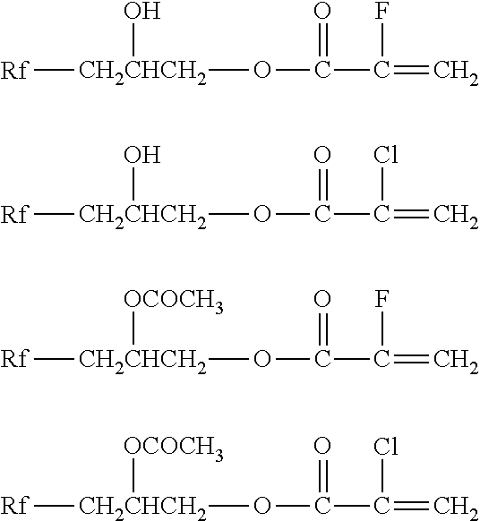 Treatment comprising water- and oil-repellent agent