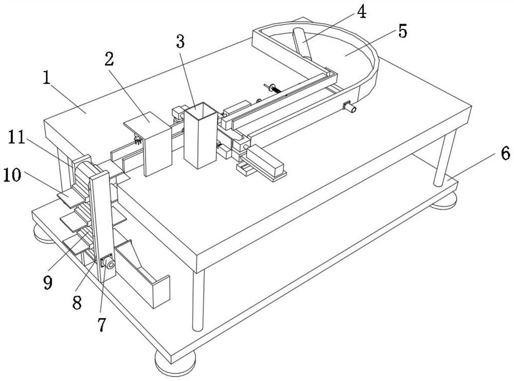 Production frame device for automobile clutch bearing