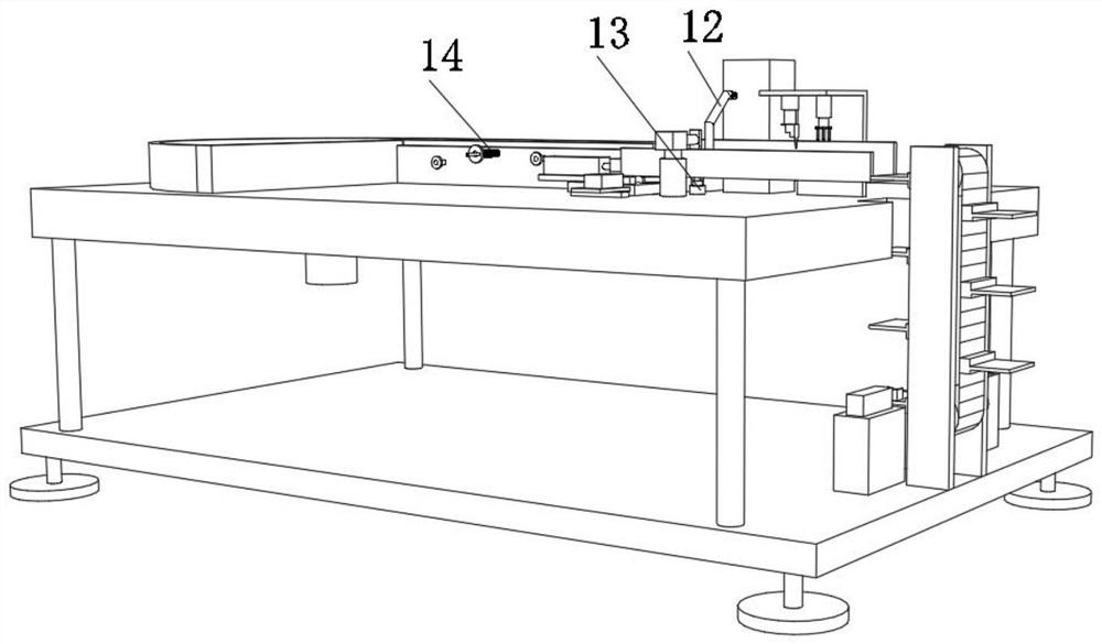 Production frame device for automobile clutch bearing