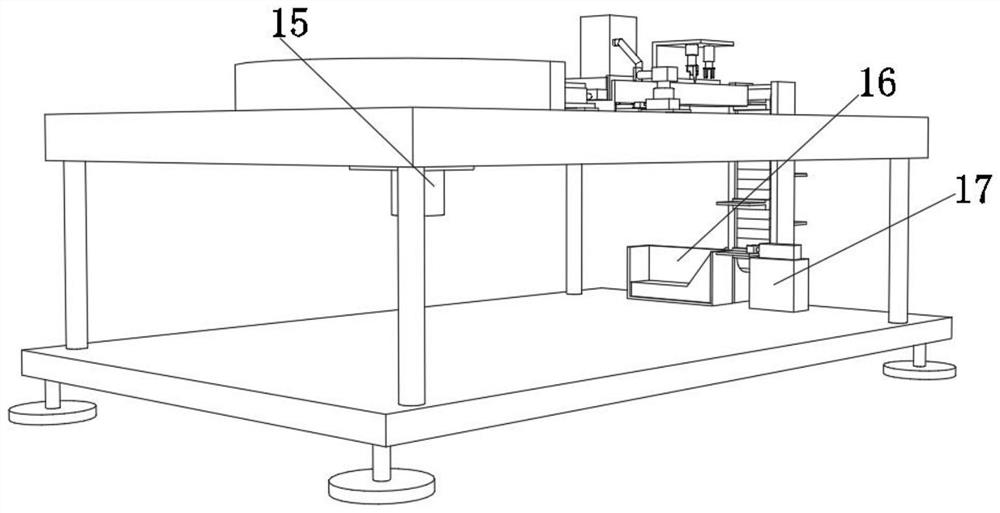 Production frame device for automobile clutch bearing