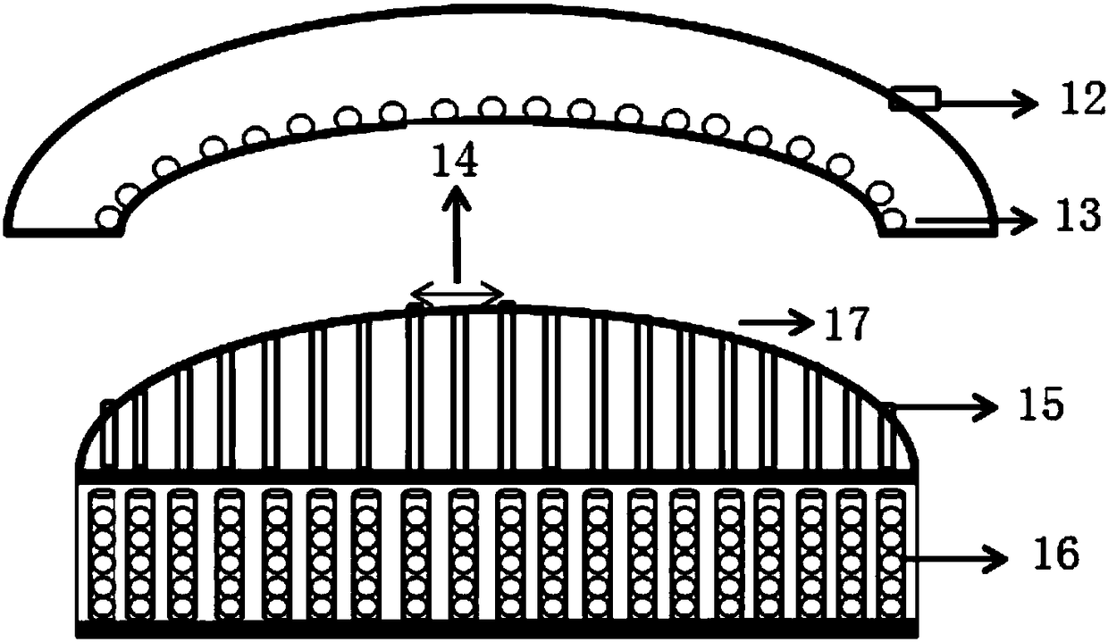 3D curved glass laminating device and method