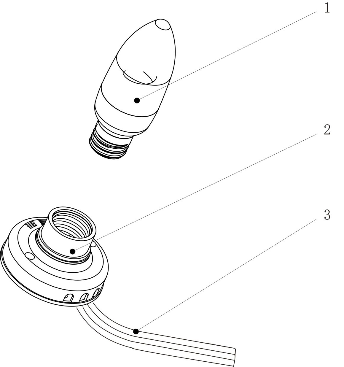 Cold cathode corridor lamp