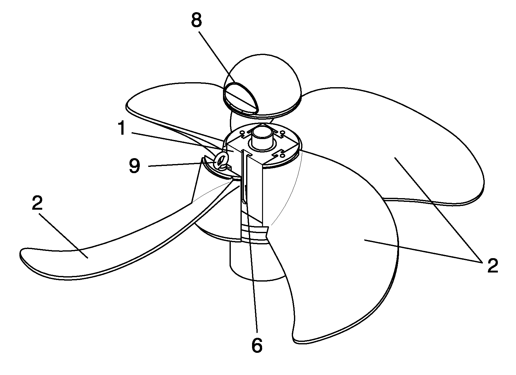 Propeller for vessels