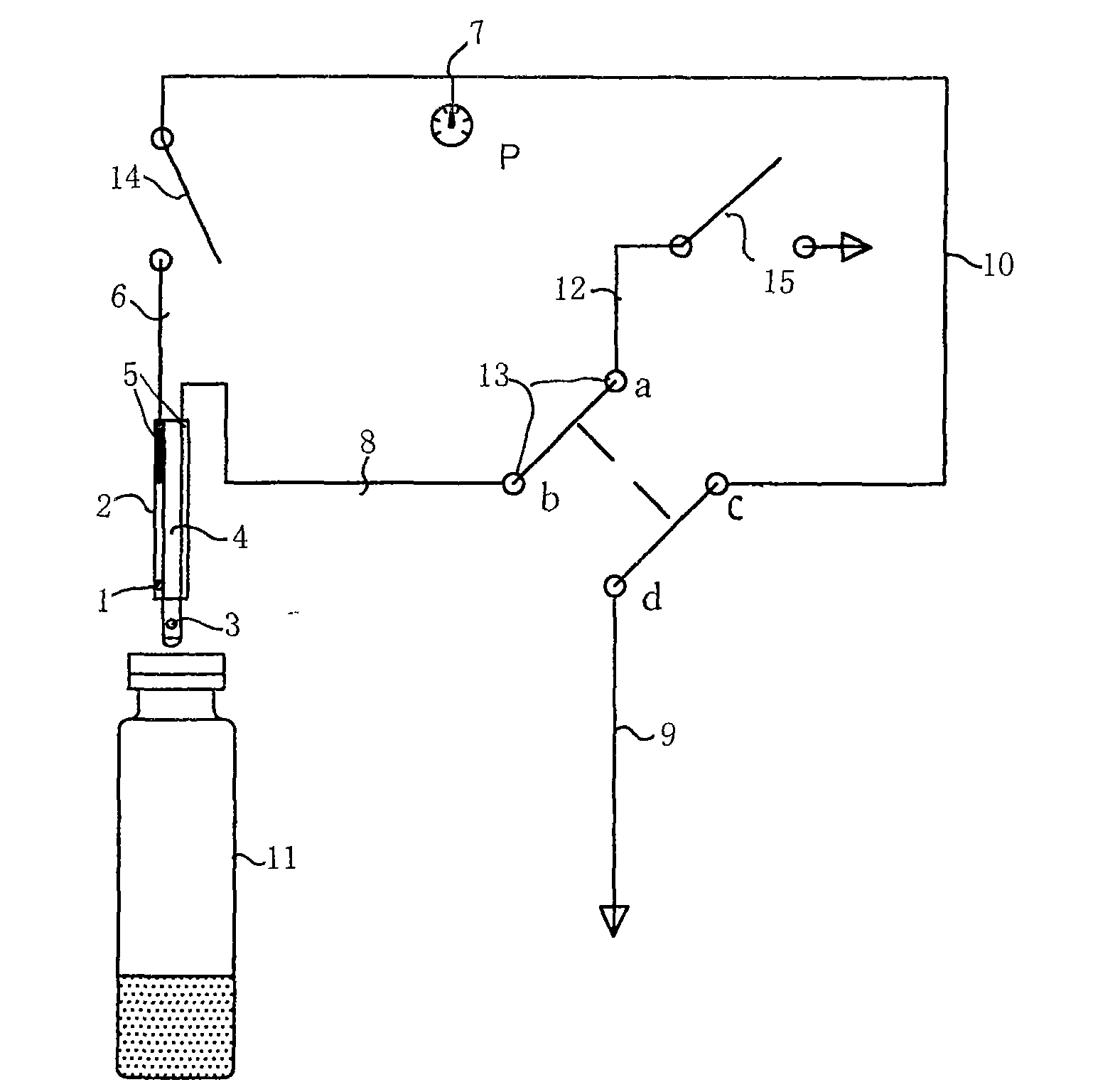 Gas displacement and dynamic compensation sampling method in headspace analysis