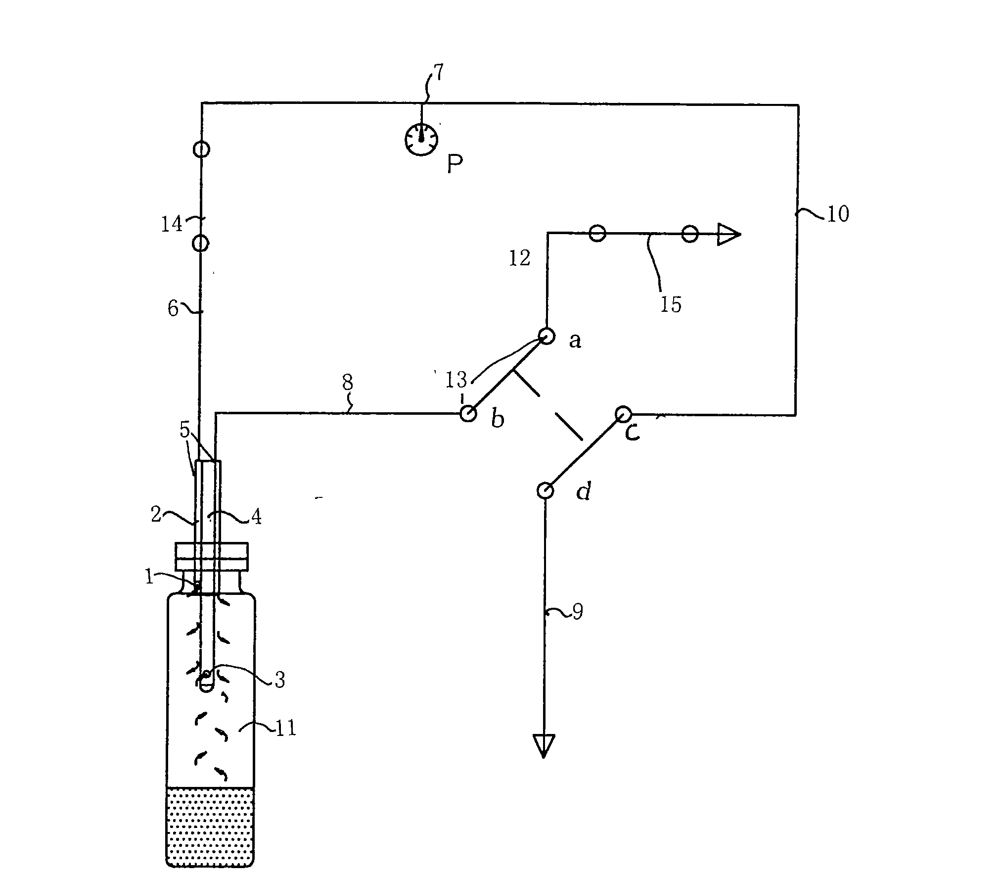 Gas displacement and dynamic compensation sampling method in headspace analysis