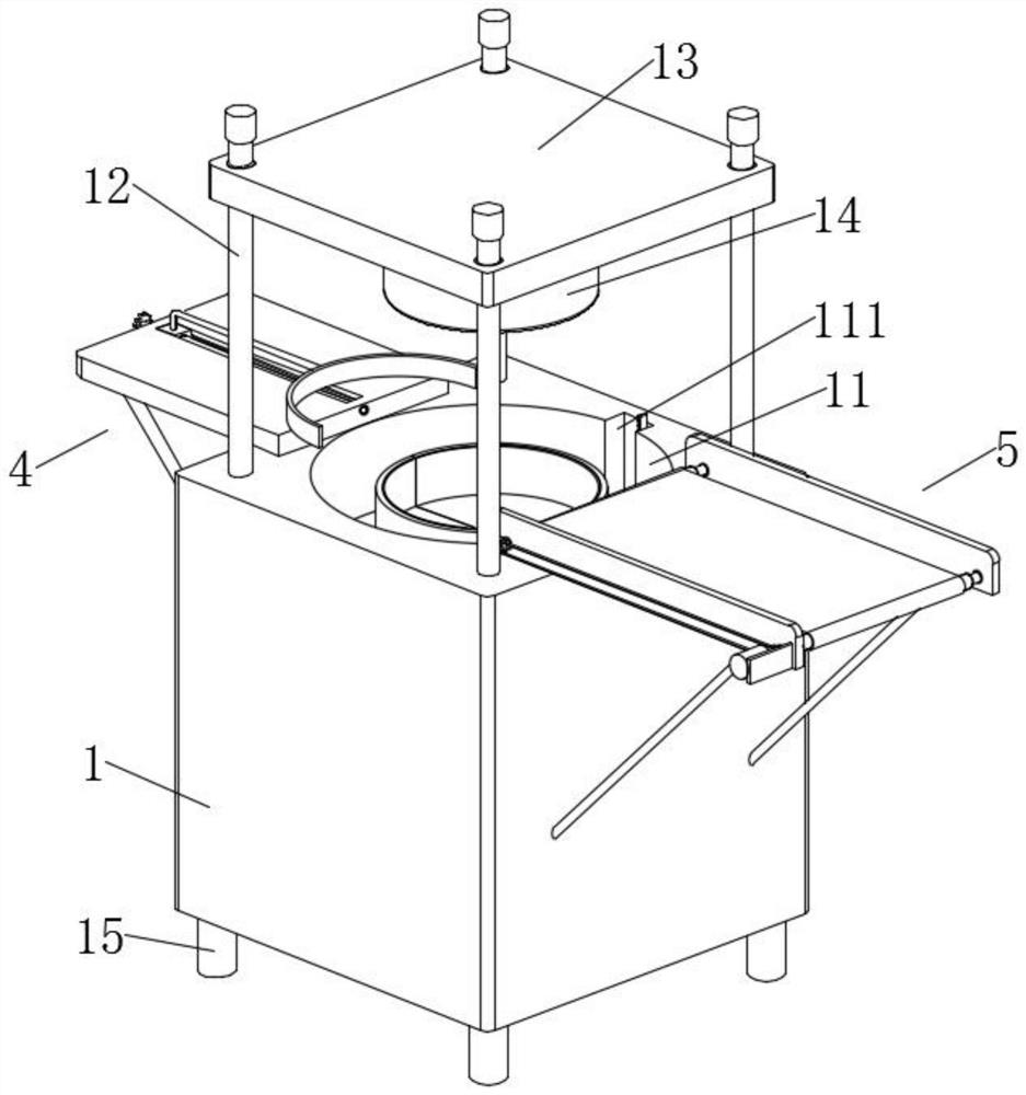 Synthetic resin workpiece demolding device and demolding method thereof