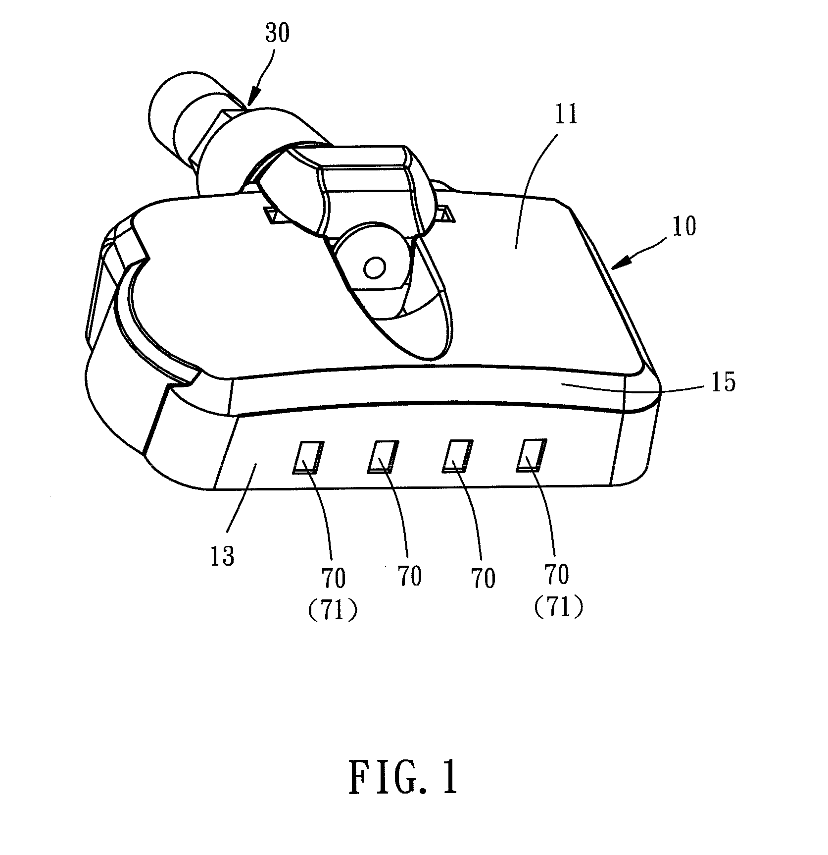 Terminal encapsulated tire monitoring device