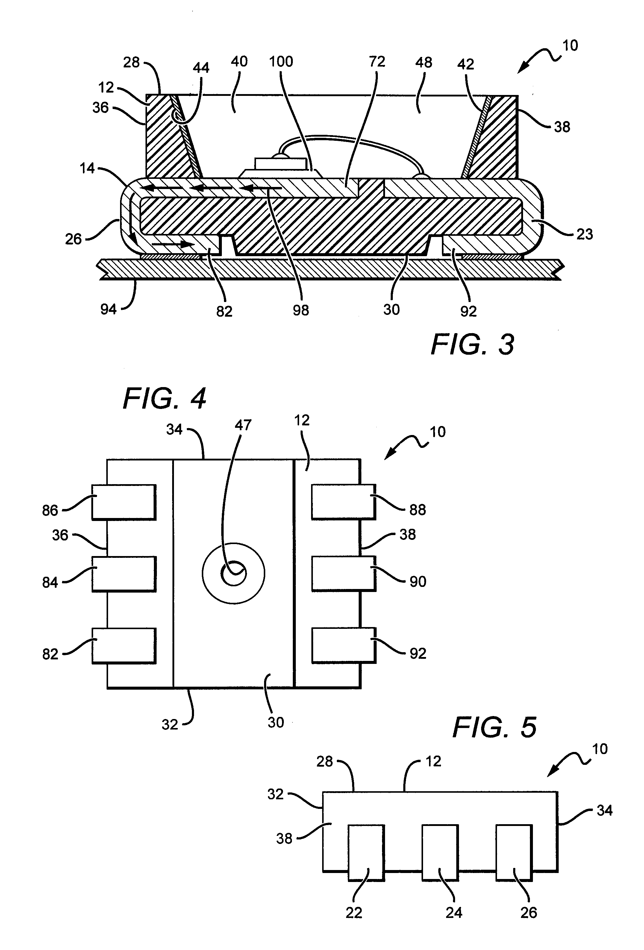 Waterproof surface mount device package and method