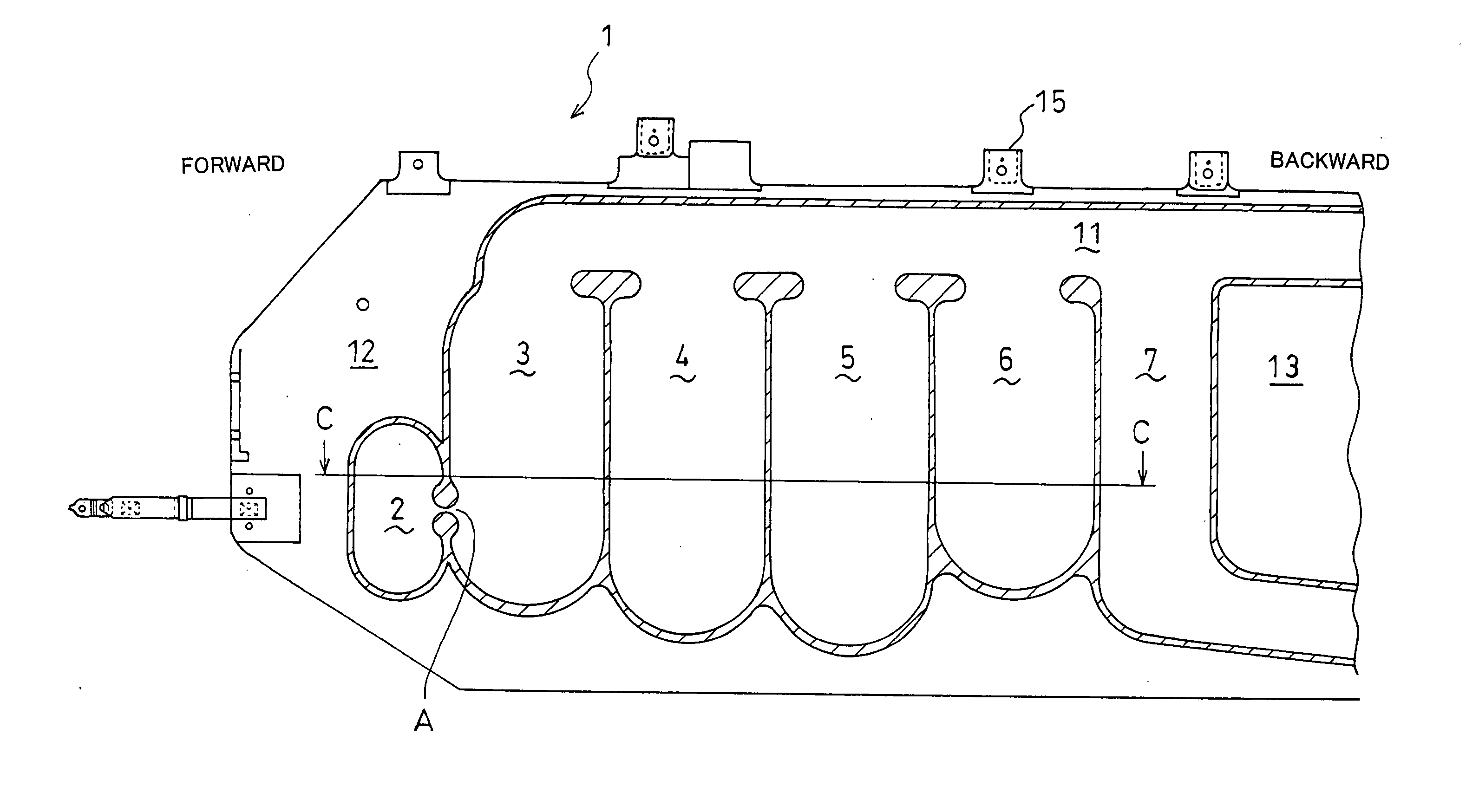 Side curtain air bag