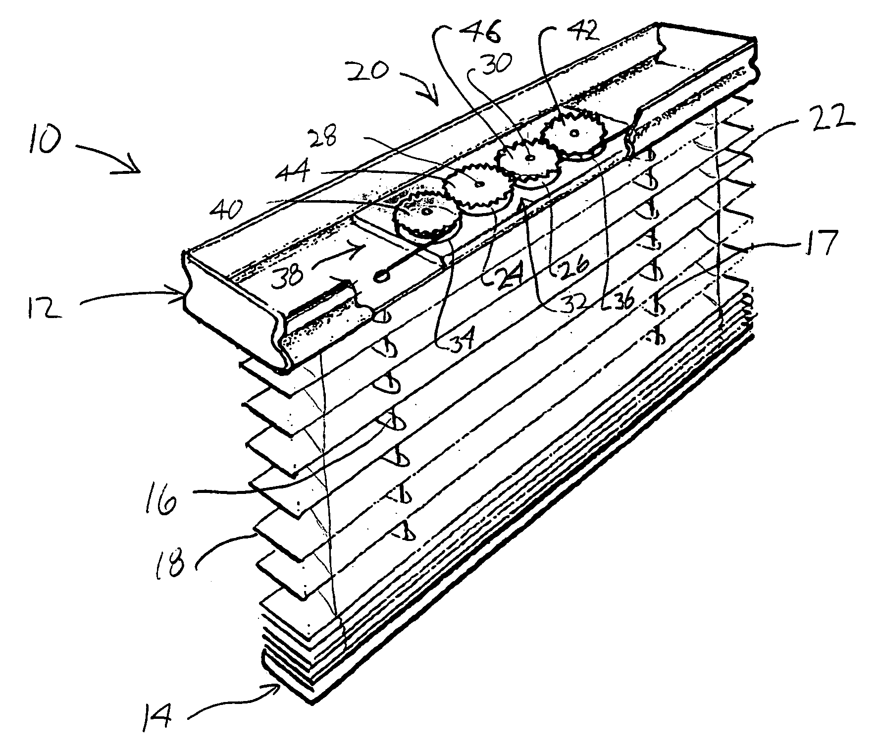 Cordless blind