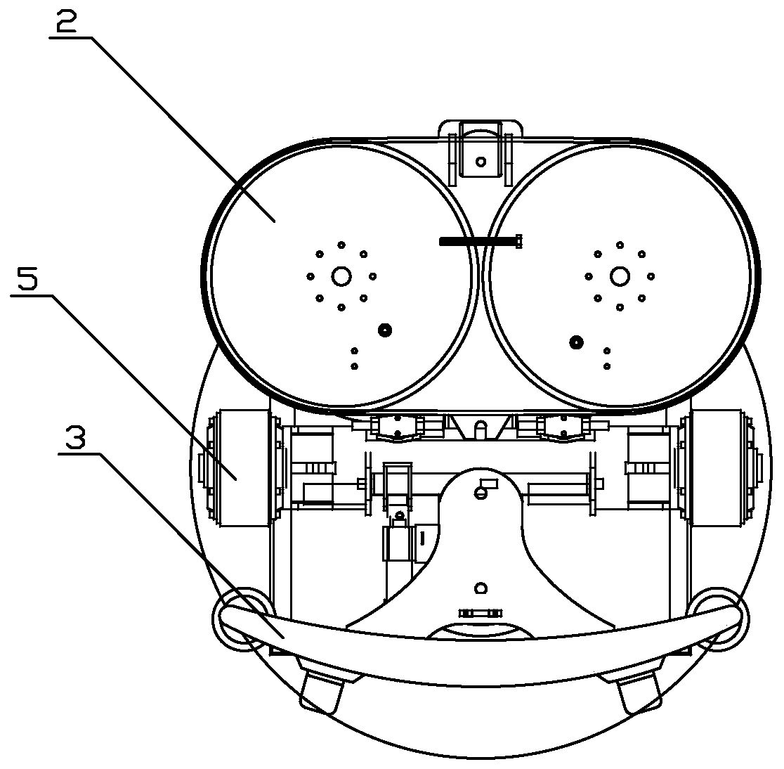 Mopping and sweeping and dust collection integrated robot