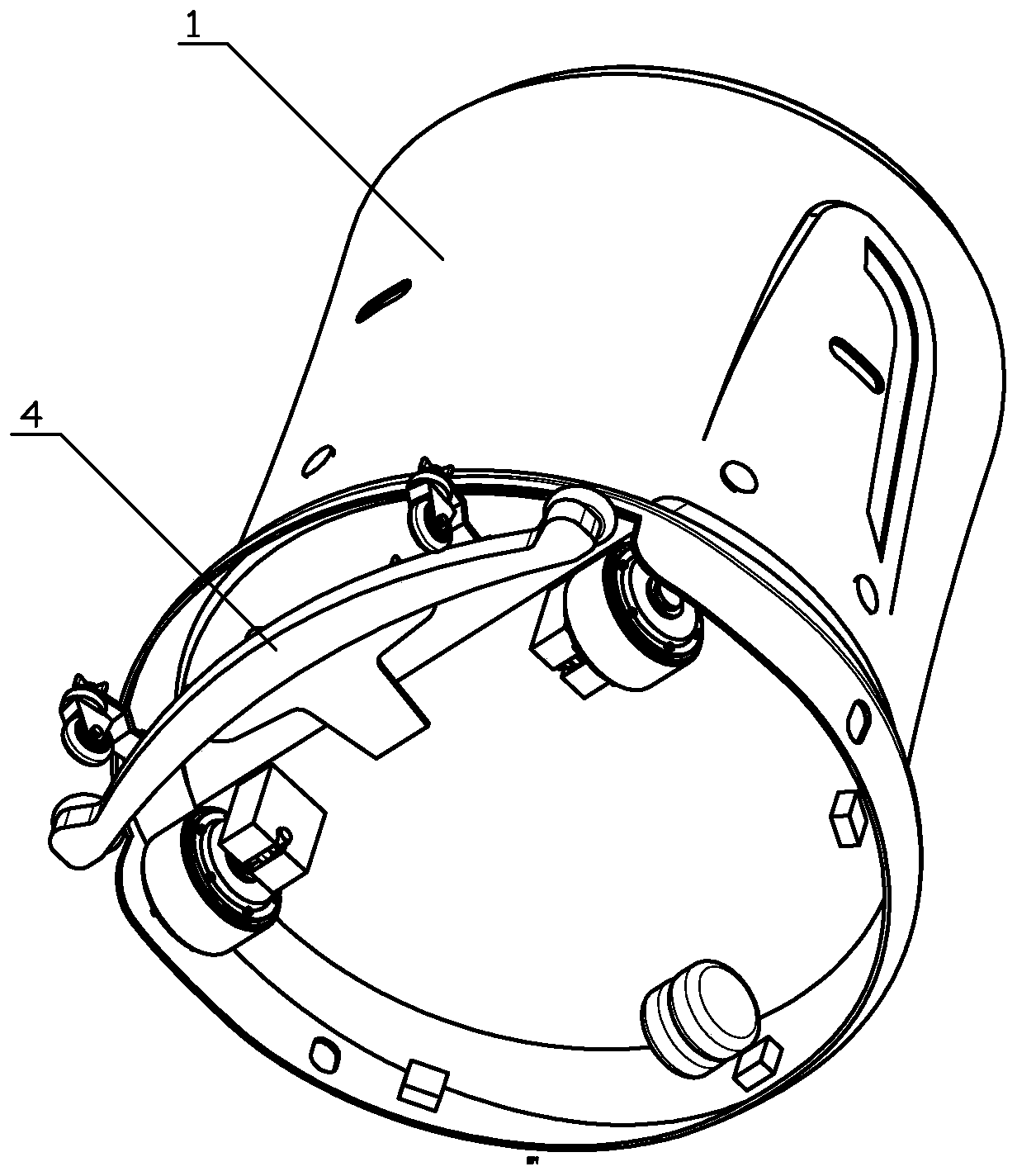 Mopping and sweeping and dust collection integrated robot