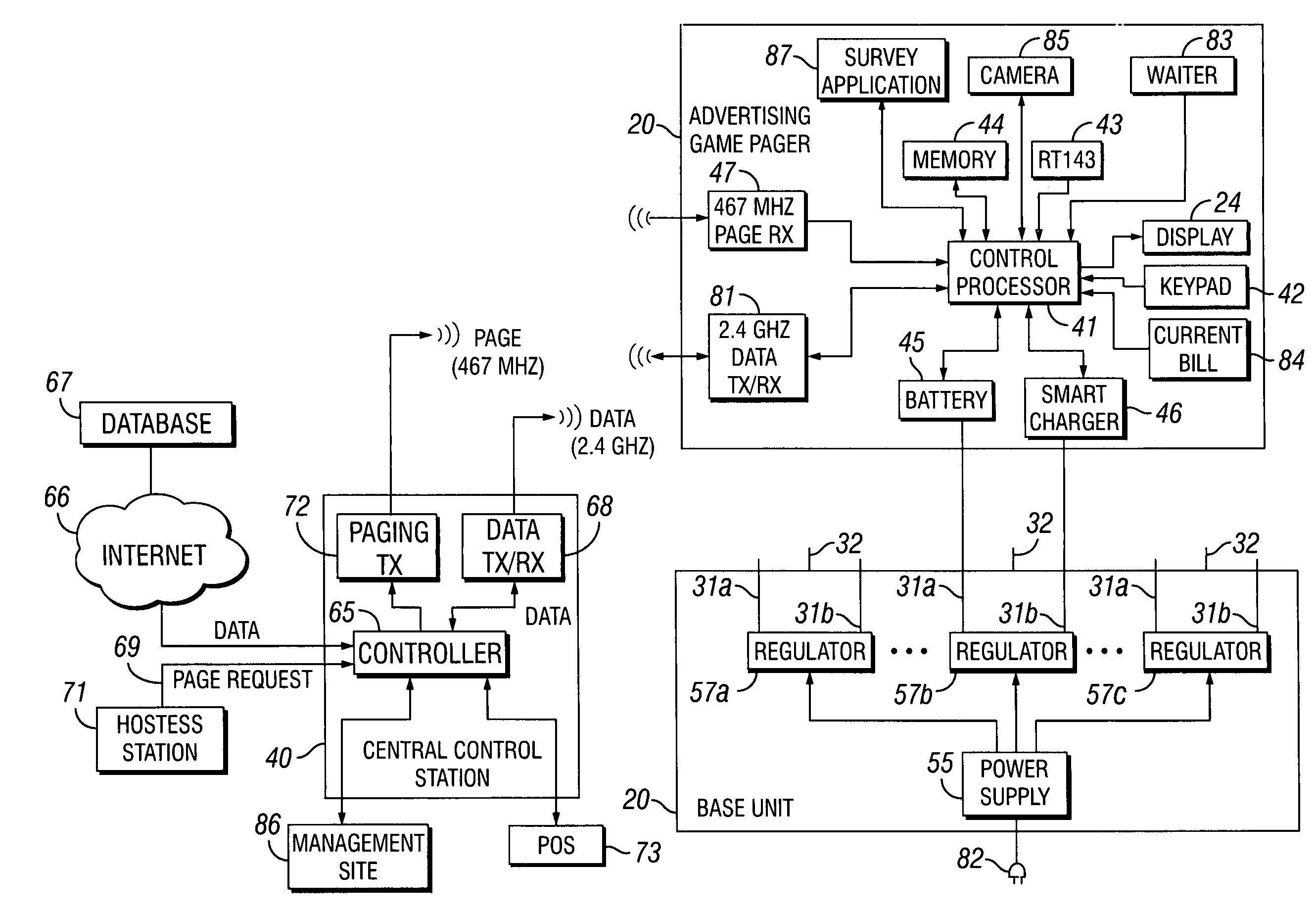 Customer survey device with fraud prevention system