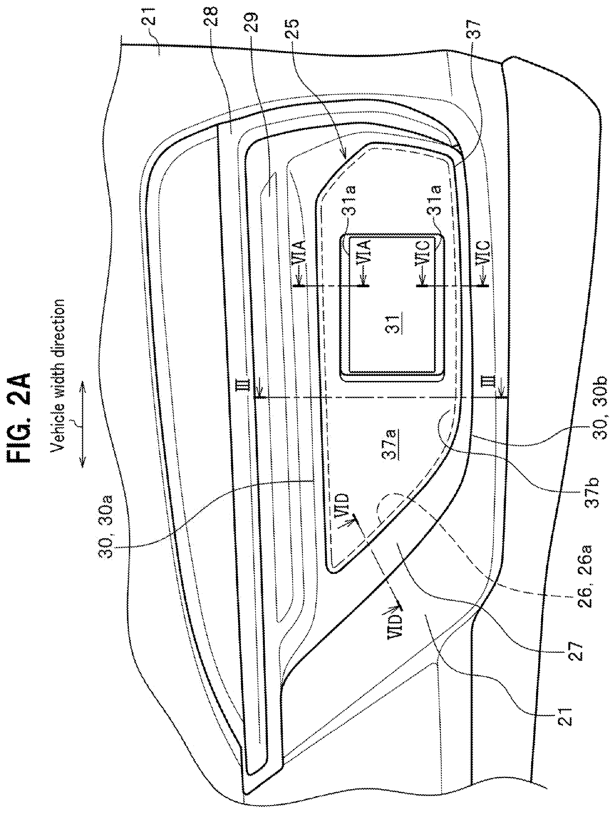 External sensor attachment portion structure