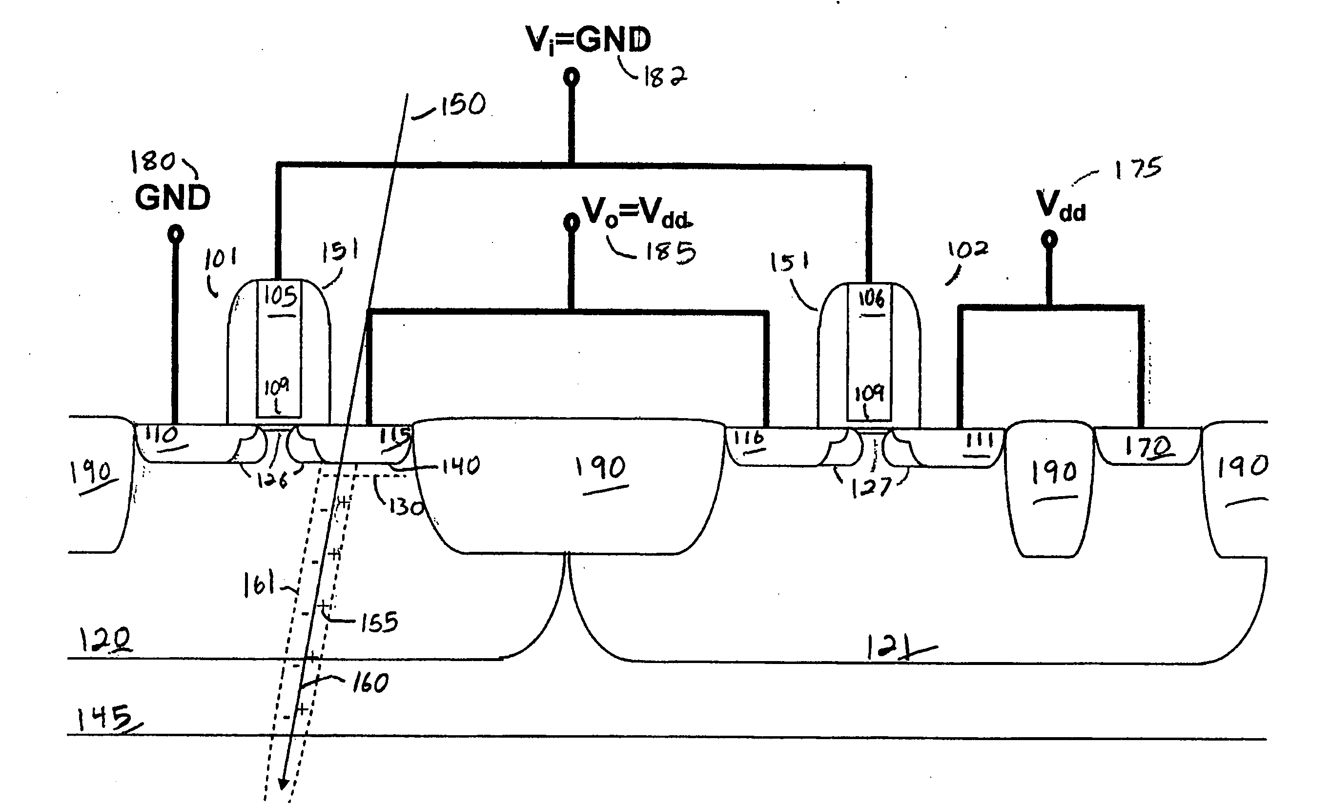 CMOS device with zero soft error rate