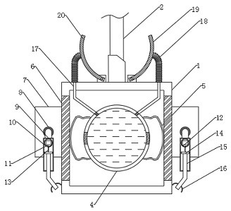 Anti-toppling high-strength solar photovoltaic support