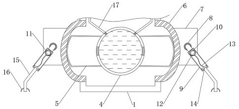 Anti-toppling high-strength solar photovoltaic support