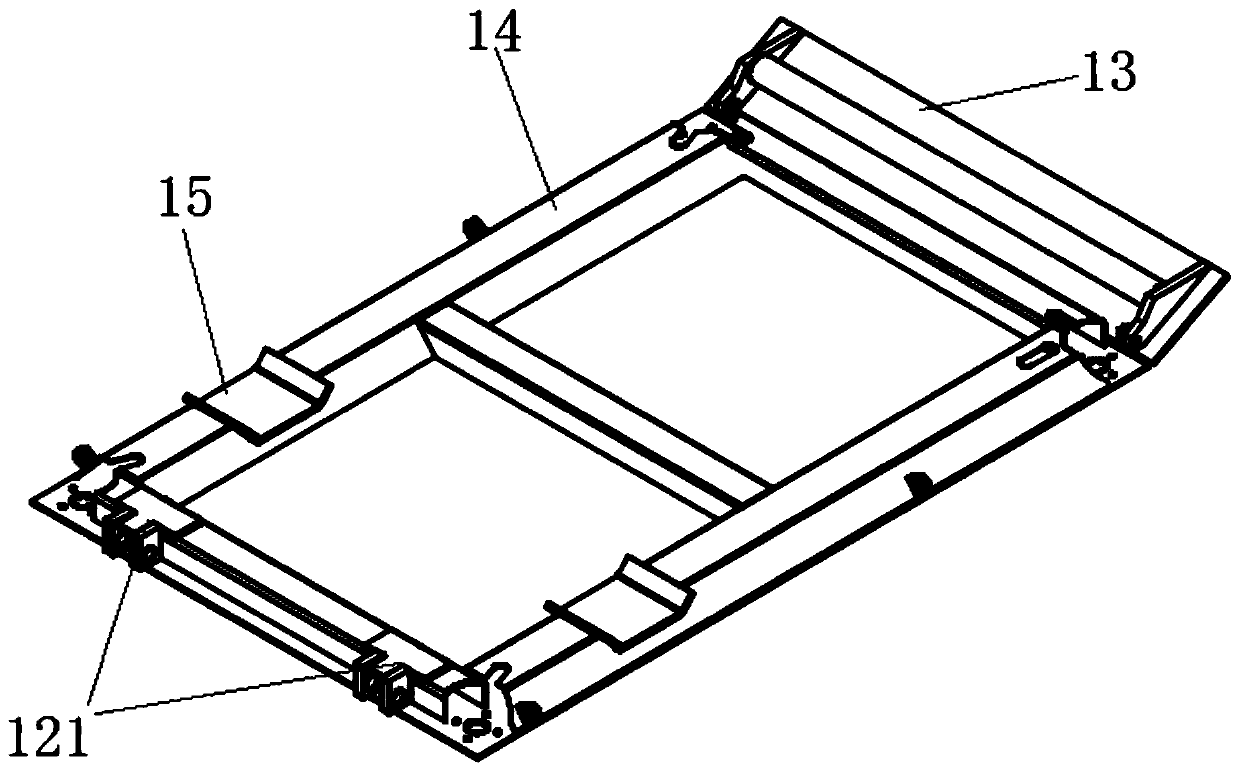 Combined vehicle weighing module and split vehicle weighing system