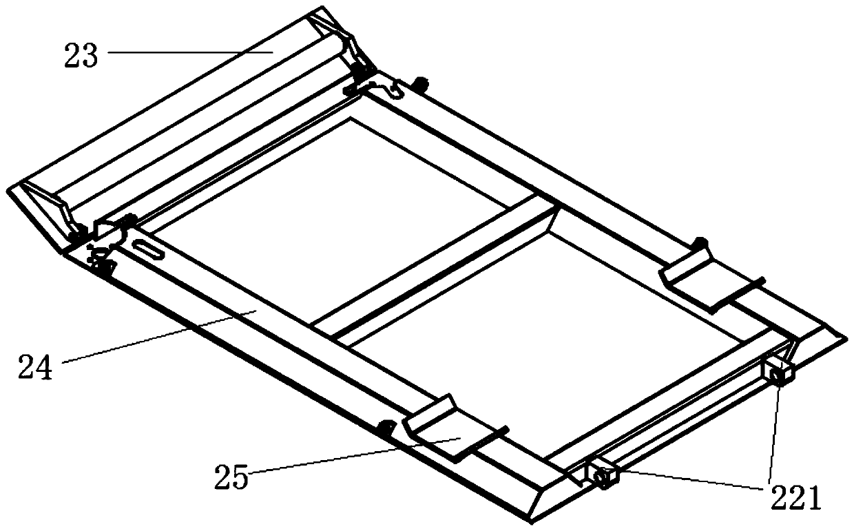 Combined vehicle weighing module and split vehicle weighing system