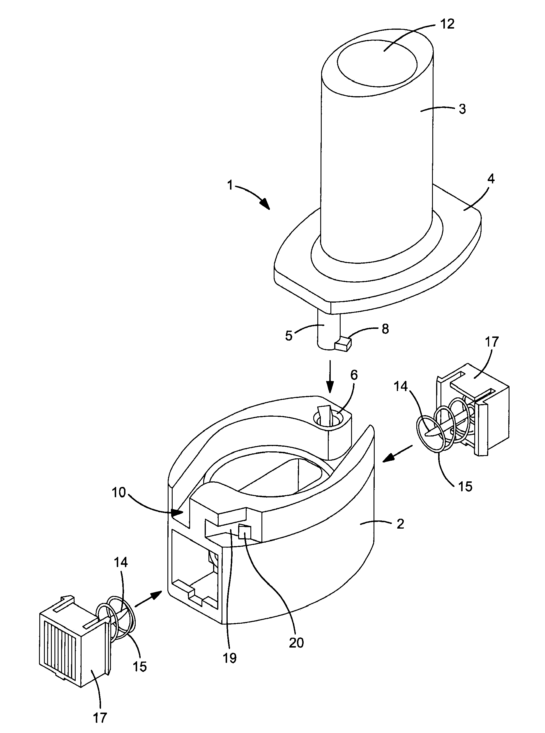 Pharmaceutical polypeptide dry powder aerosol formulation and method of preparation