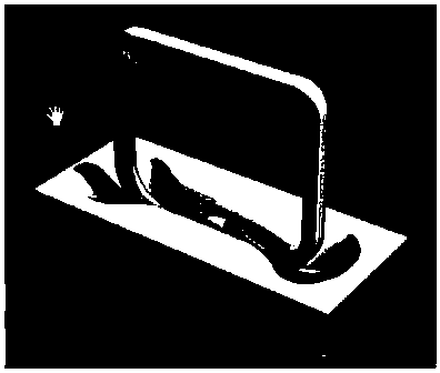 Stapling device provided with staple cartridge capable of guiding molded staples