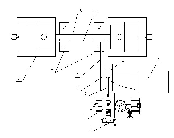 Test bed for steering system of electro-hydraulic servo automobile