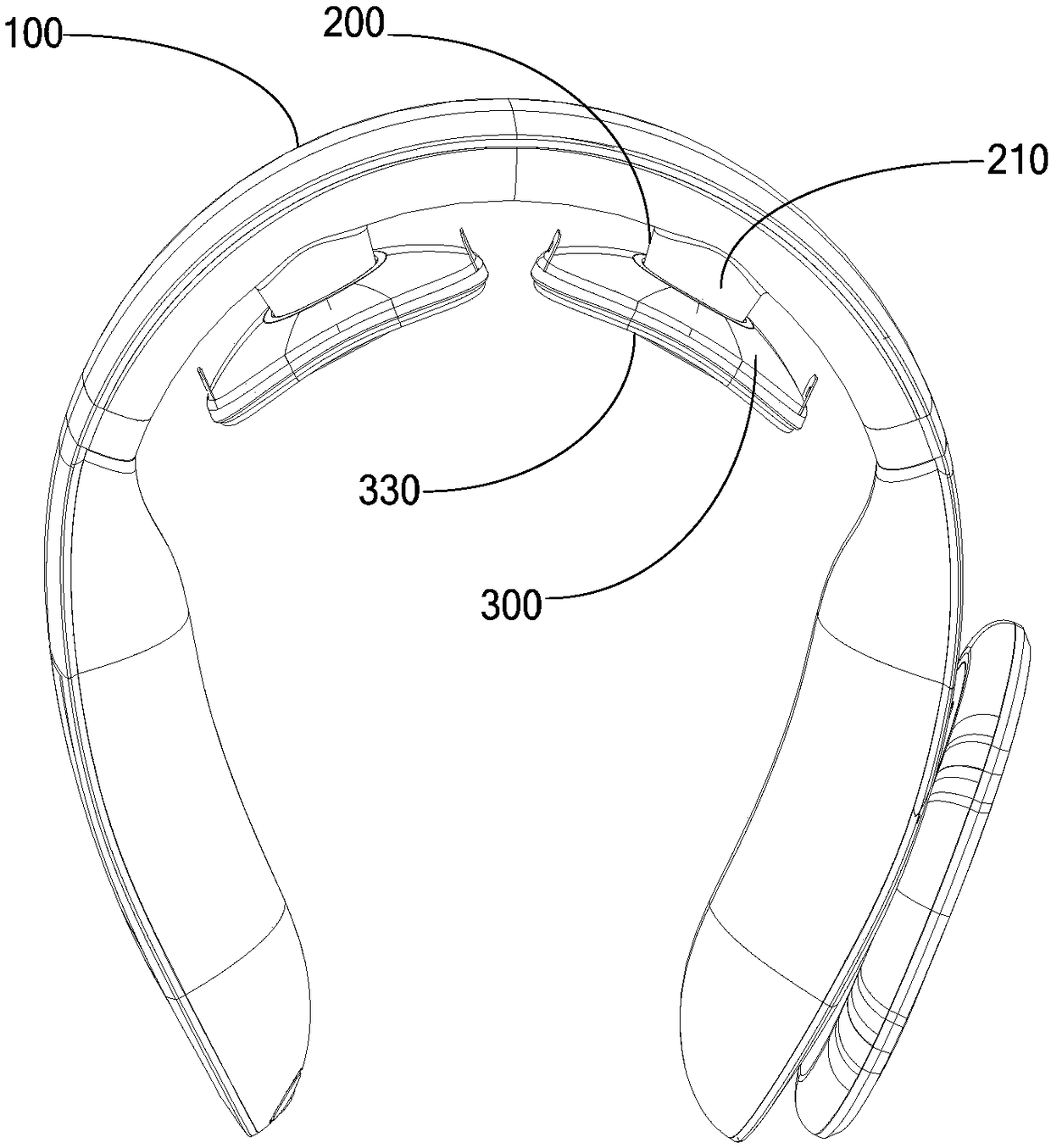 Neck massage device