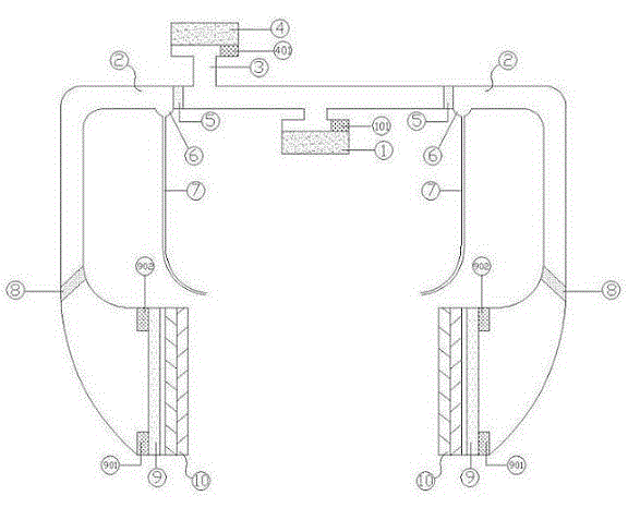 Air filtrating and purifying and body drying machine