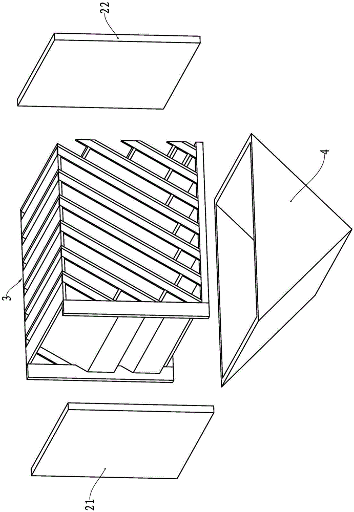 Inclined plate sedimentation device and sedimentation tank