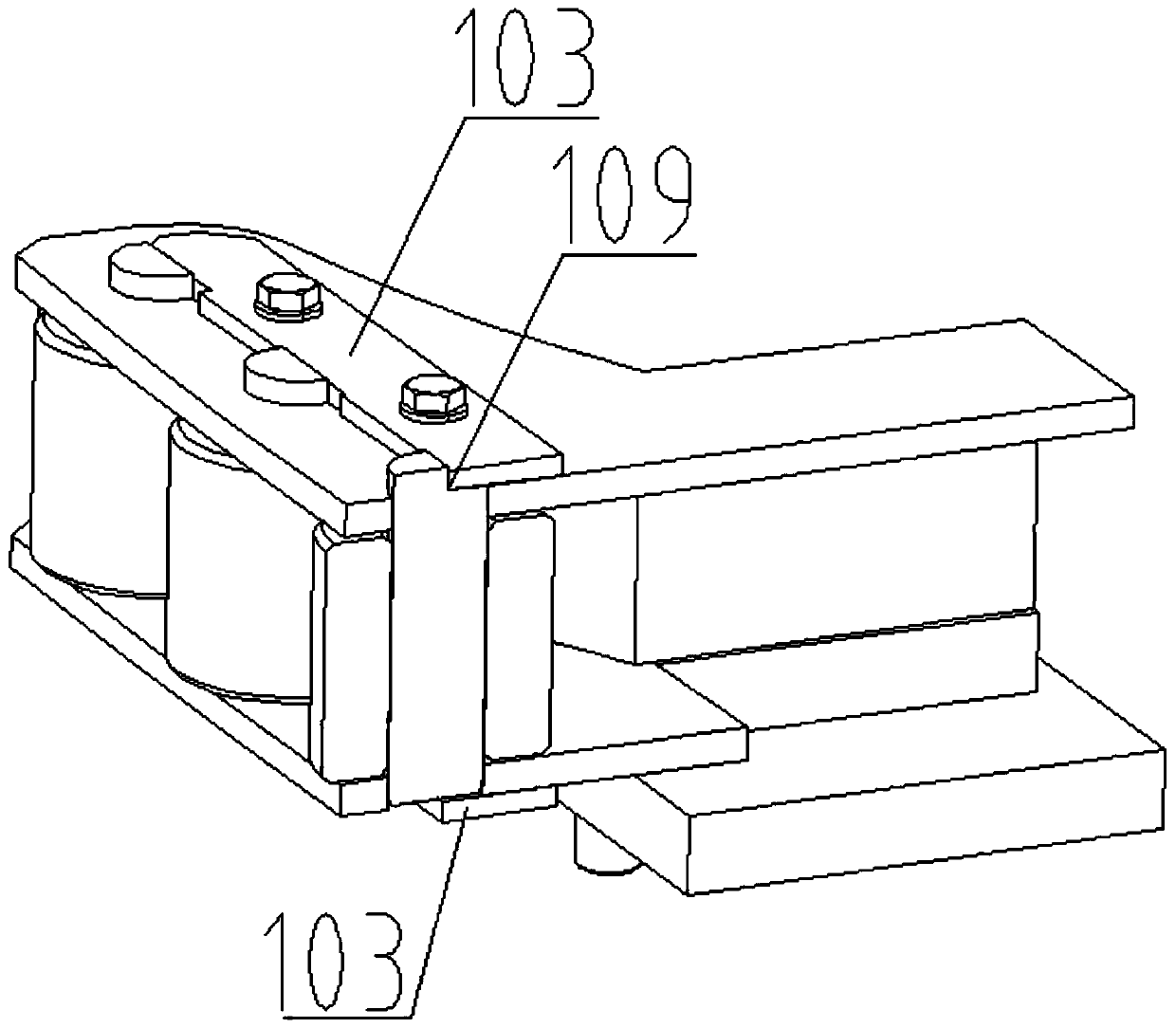 Device with stator and rotor and wind generating set