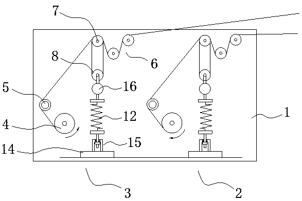 Industrial belt glass fiber wire winder capable of performing stepless adjustment on tensioning force