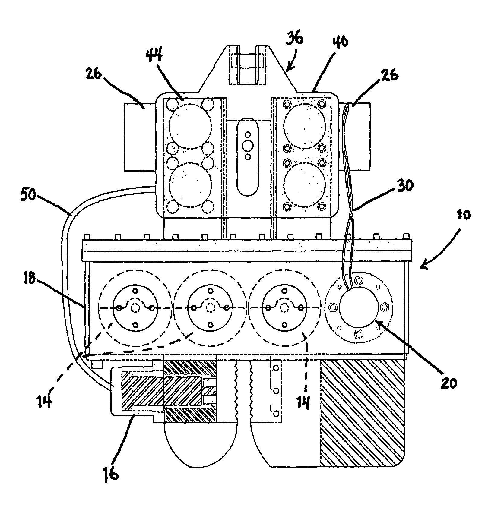 Battery operated cordless vibratory pile driver