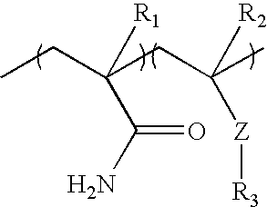 Dispersible alcohol/cleaning wipes via topical or wet-end application of acrylamide or vinylamide/amine polymers