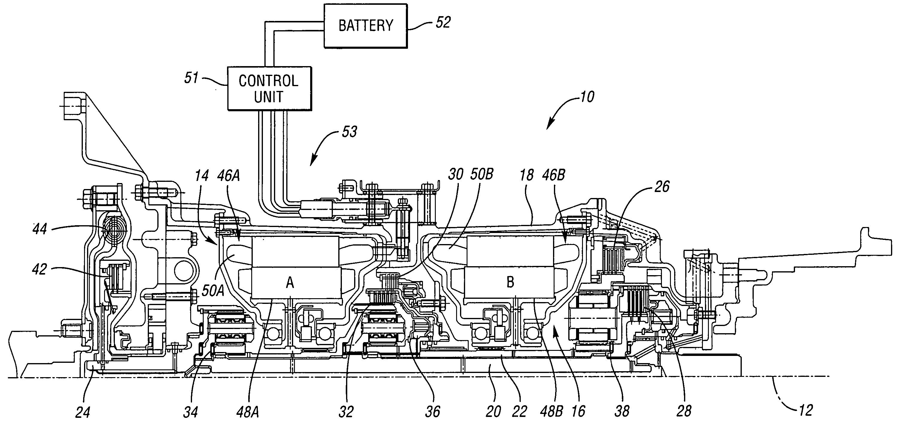 Hybrid electro-mechanical transmission wire isolators with threaded inserts