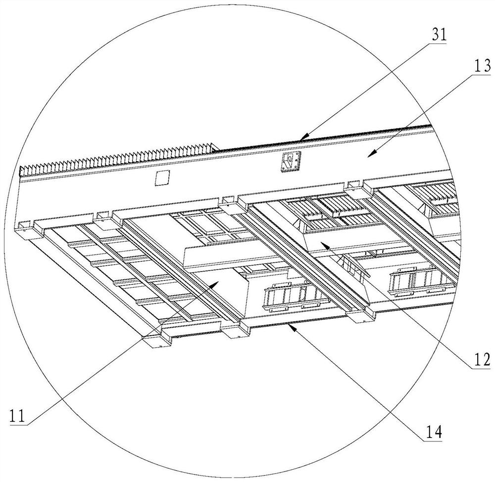 Large-breadth laser cutting machine