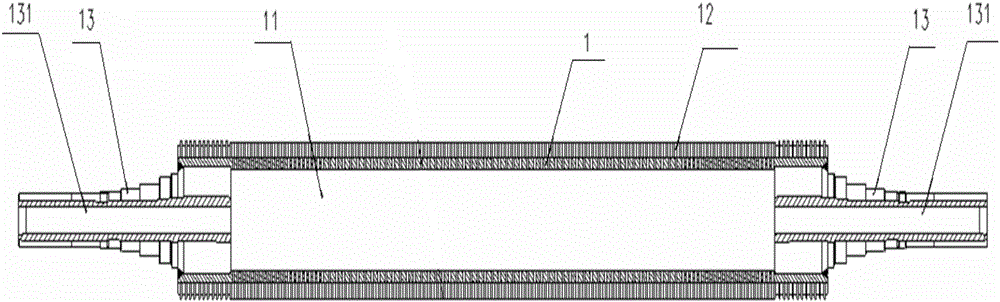 Surface cleaning device for metal plate strips and suction roller thereof